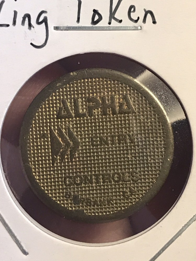 Parking Token - Alpha Entry Controls - Burbank, California
