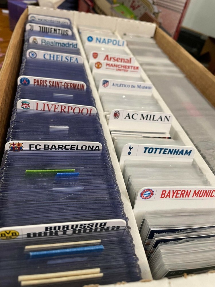 Customized Soccer Labels with BCW Tall Dividers