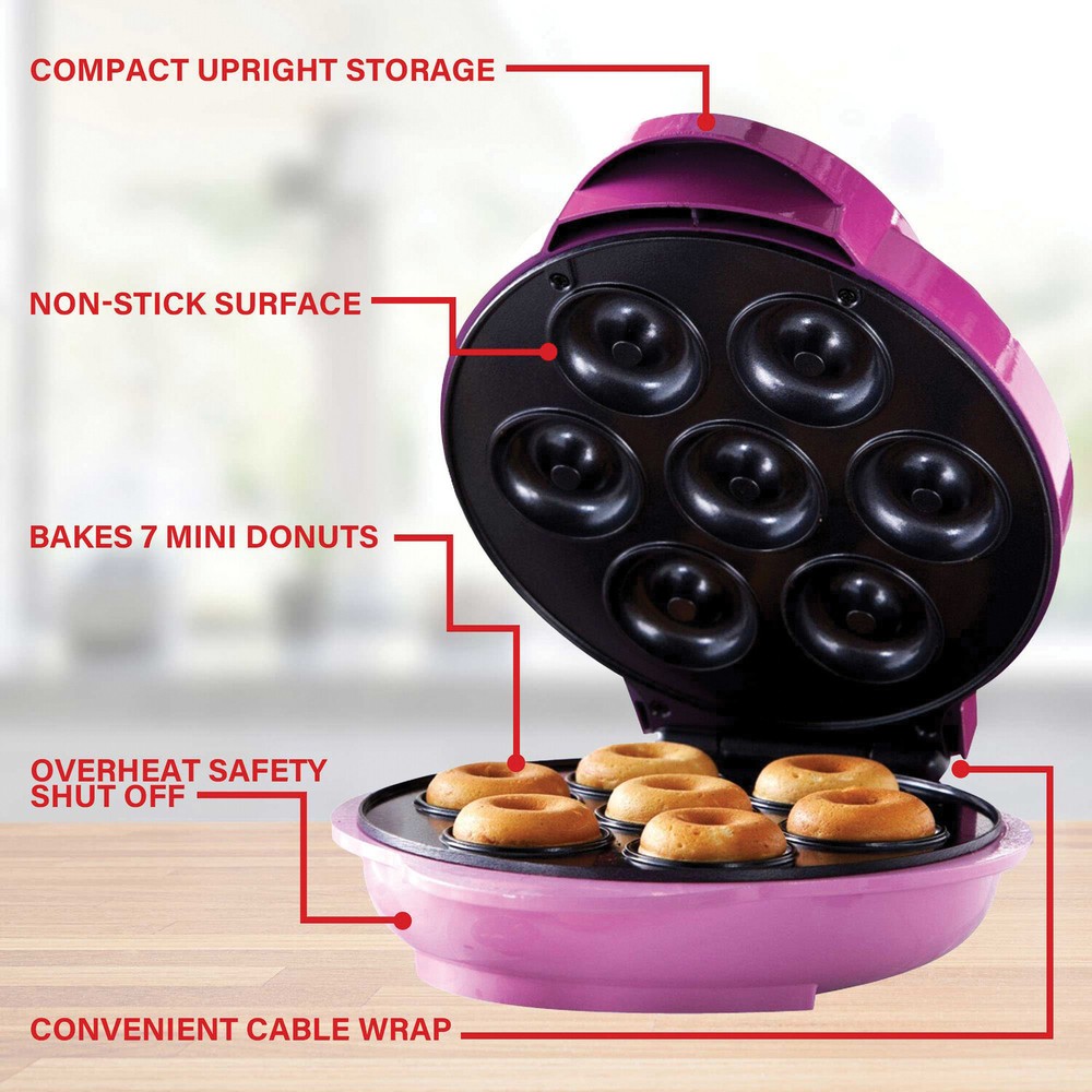 Nonstick Electric Food Maker (Mini Donut Maker)