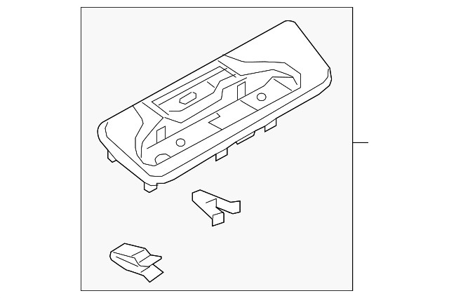 Genuine Mazda GPS Navigation System Bracket TK48-55-220B-13