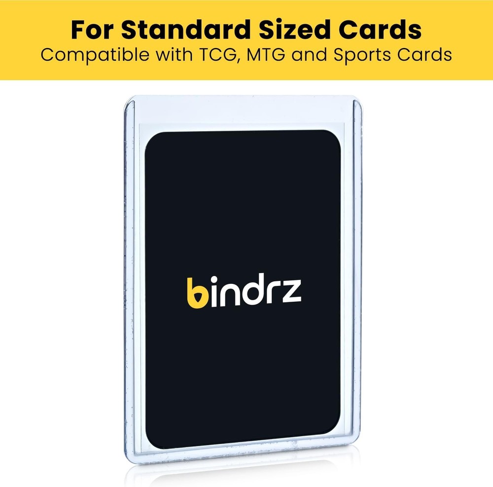 50 Loaders Card Protector - 3” x 4” 35PT Rigid loaders -