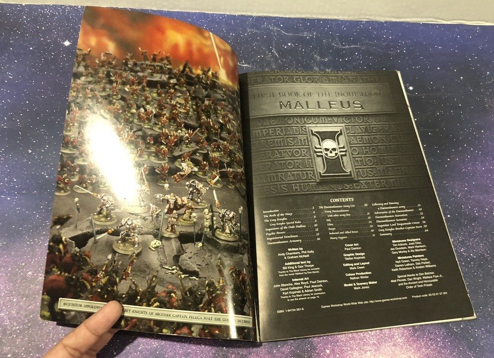 Warhammer 40K Codex: Daemonhunters GW 2003 RPG Guide Book