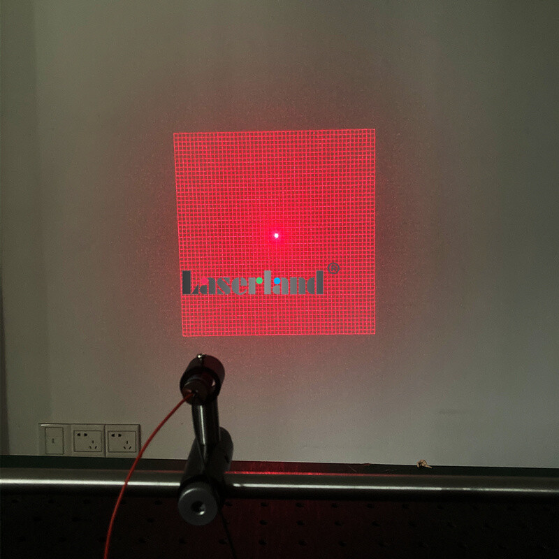 650nm 100mW 50*50 Grid Grating Red Laser Module 3D Structural Light Source