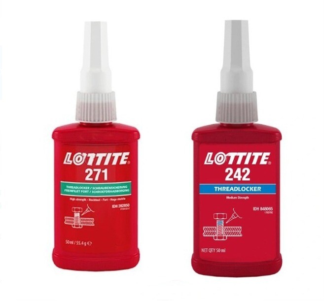 ThreadLocker 242 and 271, Thread Lock Medium and High Strength Lock Tight & Seal