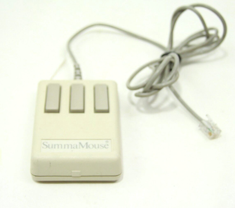 RARE VINTAGE SummaGraphics SummaMouse Model: Mouse