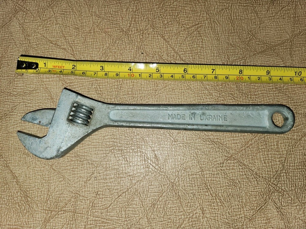 Adjustable Wrench - Made in Ukraine - 10"