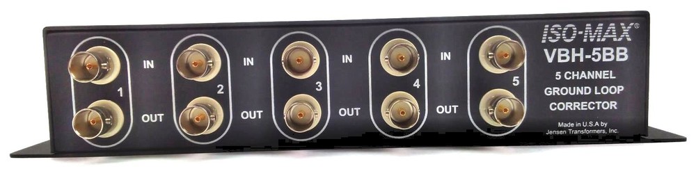 ISO-MAX Jensen Ground Loop Corrector Transformers 5-Channel VBH-5BB