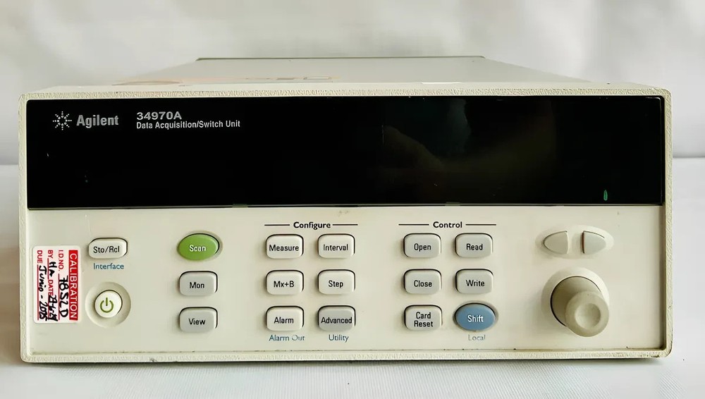 Agilent 34970A Data Acquisition Switch Unit DAQ Mainframe Tested