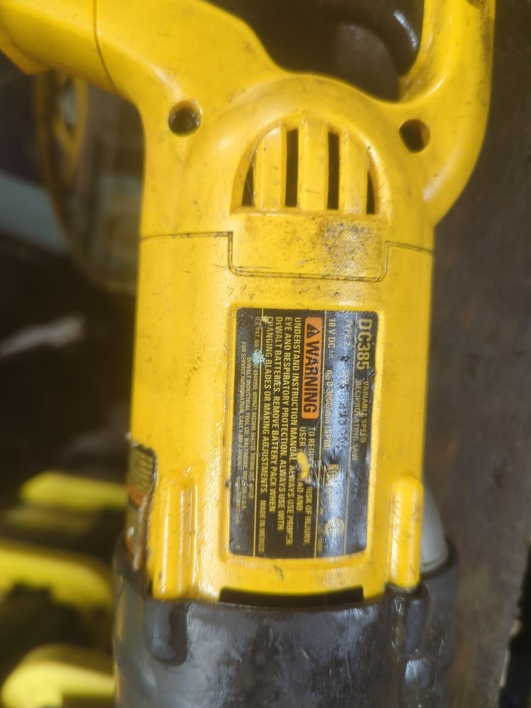 DeWalt DC385 18V Type 2 Variable Speed Reciprocating Saw Bare Tool ONLY