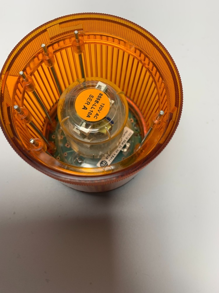 Allen Bradyley 855T-B10TL5 Amber 120VAC Stack Light LED