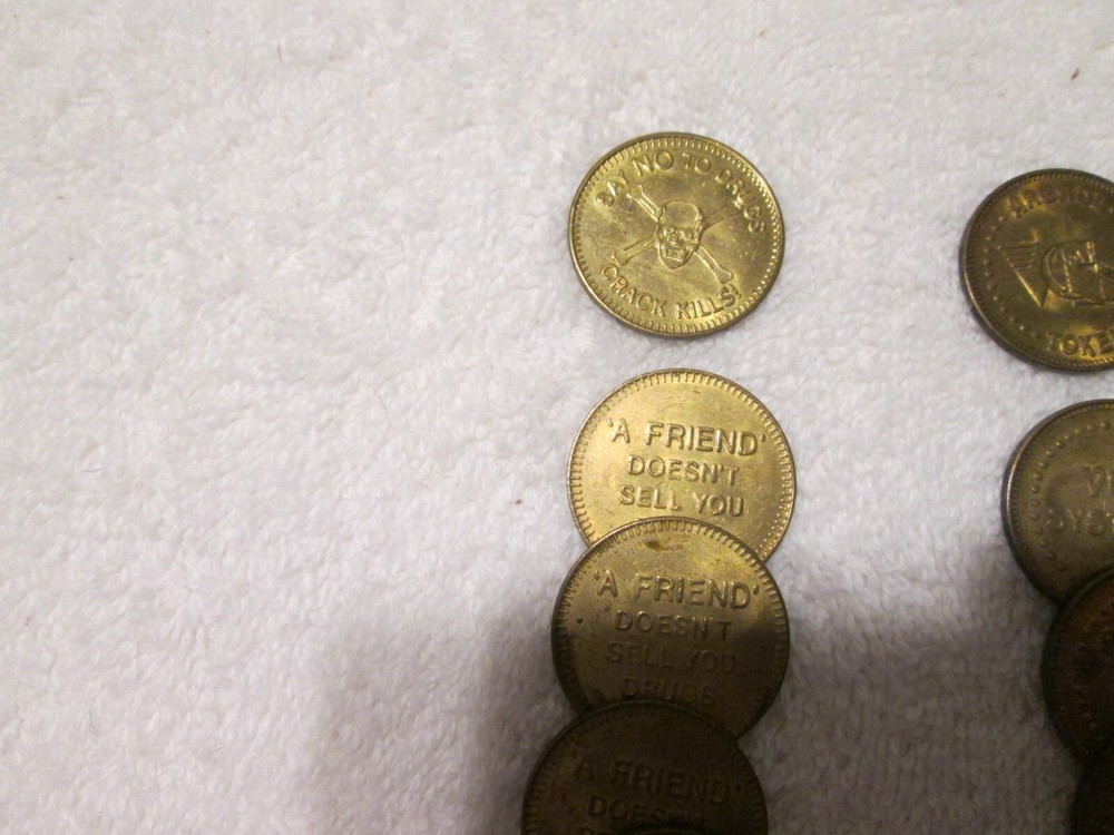 Arcade Video Game Tokens Mixed Lot