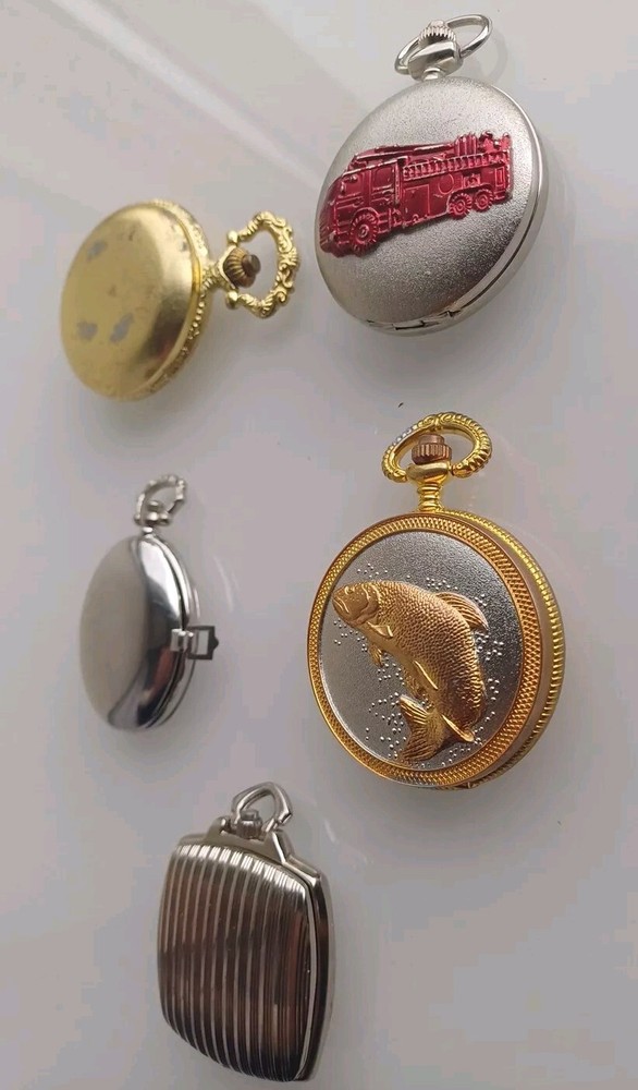 Hachette Quartz Pocket Watch x5 Bundle