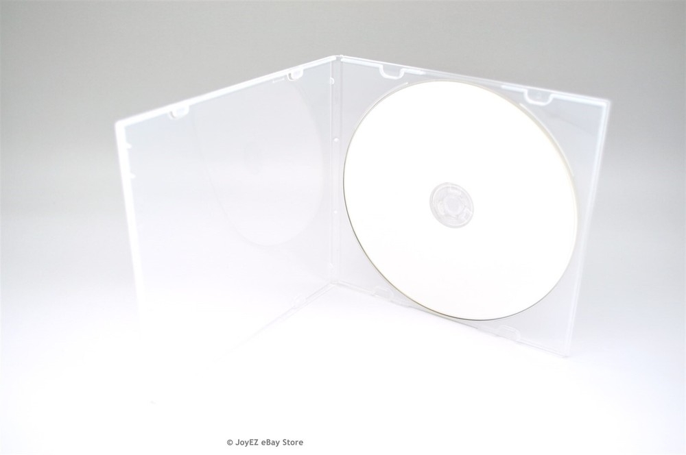 200 Clear 5.2mm Single CD DVD R CDR DVDR Disc PP Poly Plastic Case Outer Sleeve