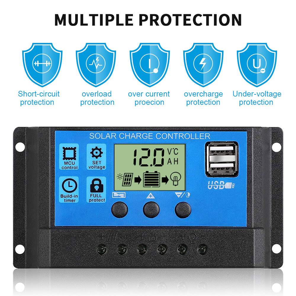 Dokio 100w 200w Rigid Monocrystalline Solar Panel Kit for Home/Caravan/RV/Boat