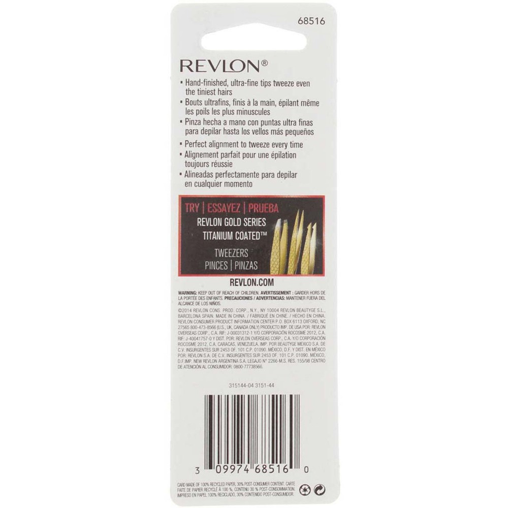 2 Pack Revlon Ultimate Slant Tweezer