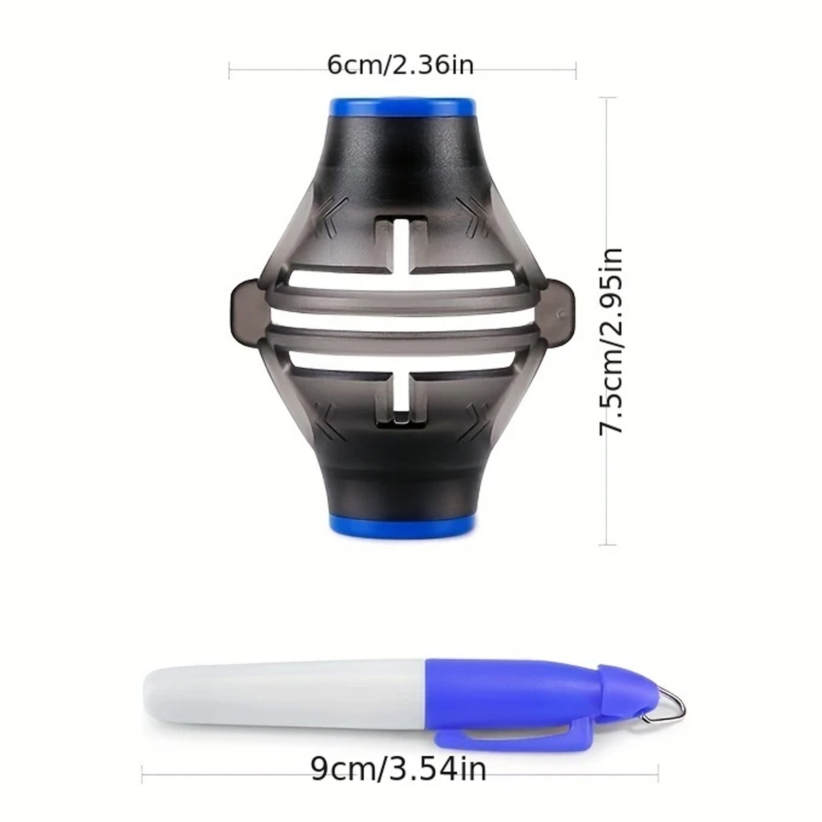 360° Golf Ball Line Marker Kit - Alignment Tool with Markers for Putter Accuracy