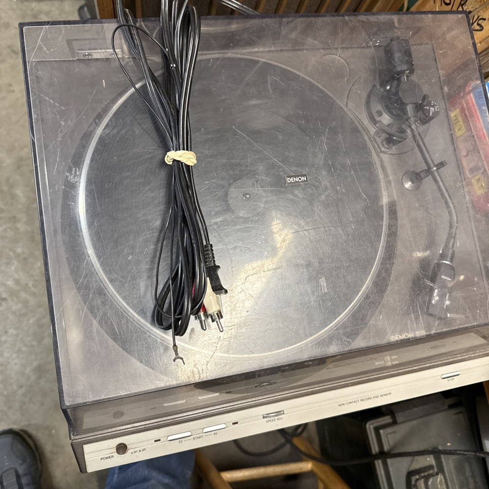 Denton Dp30l Turntable Tested Vintage