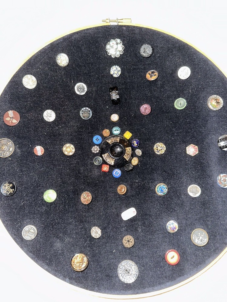 Antique Button Sampler