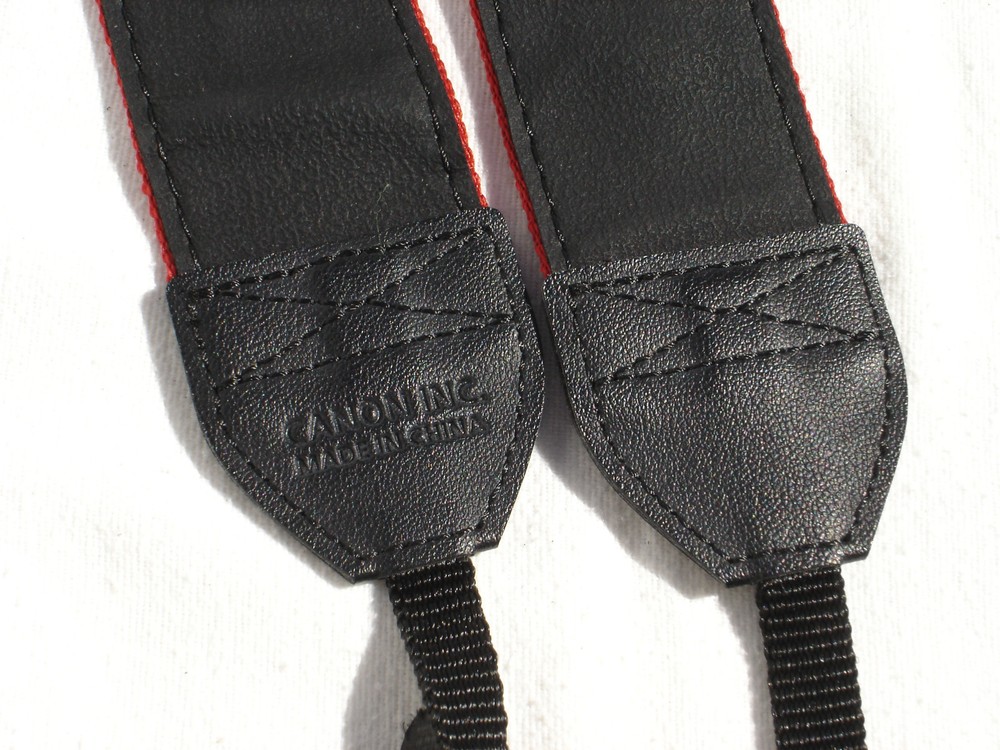 CANON EOS 7D CAMERA NECK STRAP Black / Red