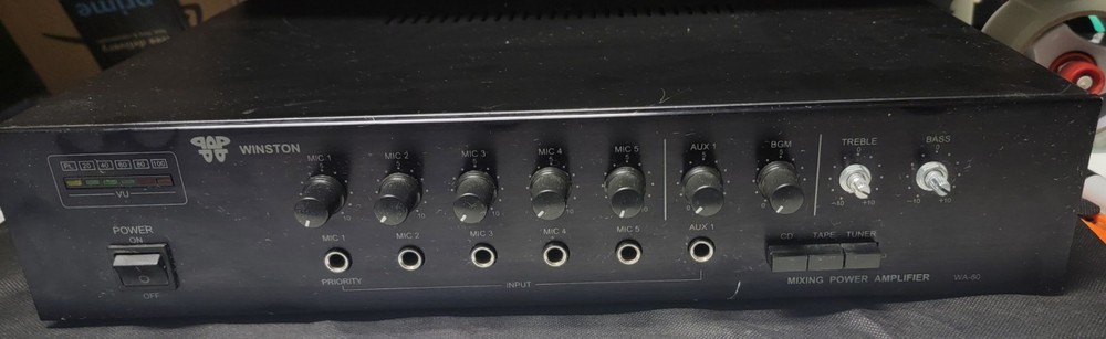 Winston WA-80 Mixing Power Amplifier