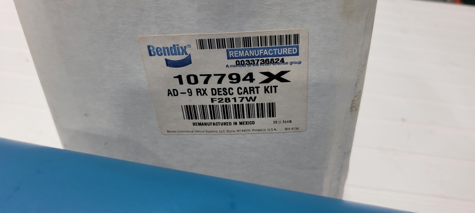 Genuine Bendix 107794x ad-9 Cartridge Kit Reman New in Box