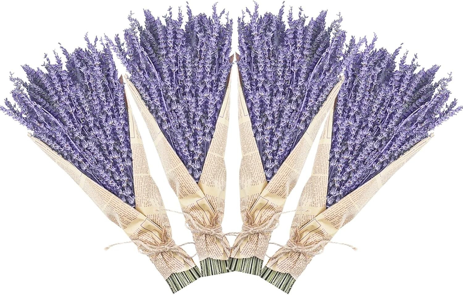 Dried Lavender Bundles, Natural Dried Lavender Flowers 520-560 Stems 16“ for ...