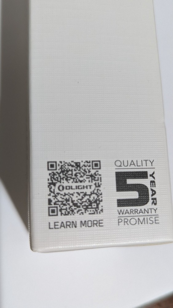 ORIGINAL BOX & INSTRUCTIONS - FOR OLIGHT FLASHLIGHT - S2R BATON II