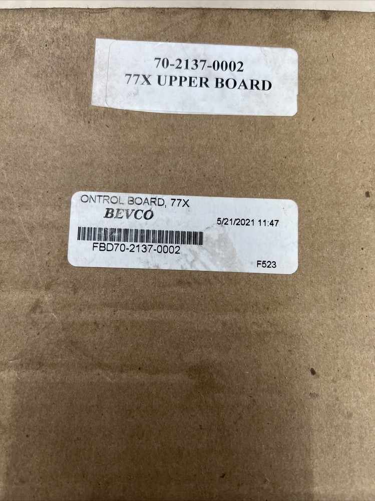 Bevco 70-2137-0002 Control Board 77X UPPER BOARD