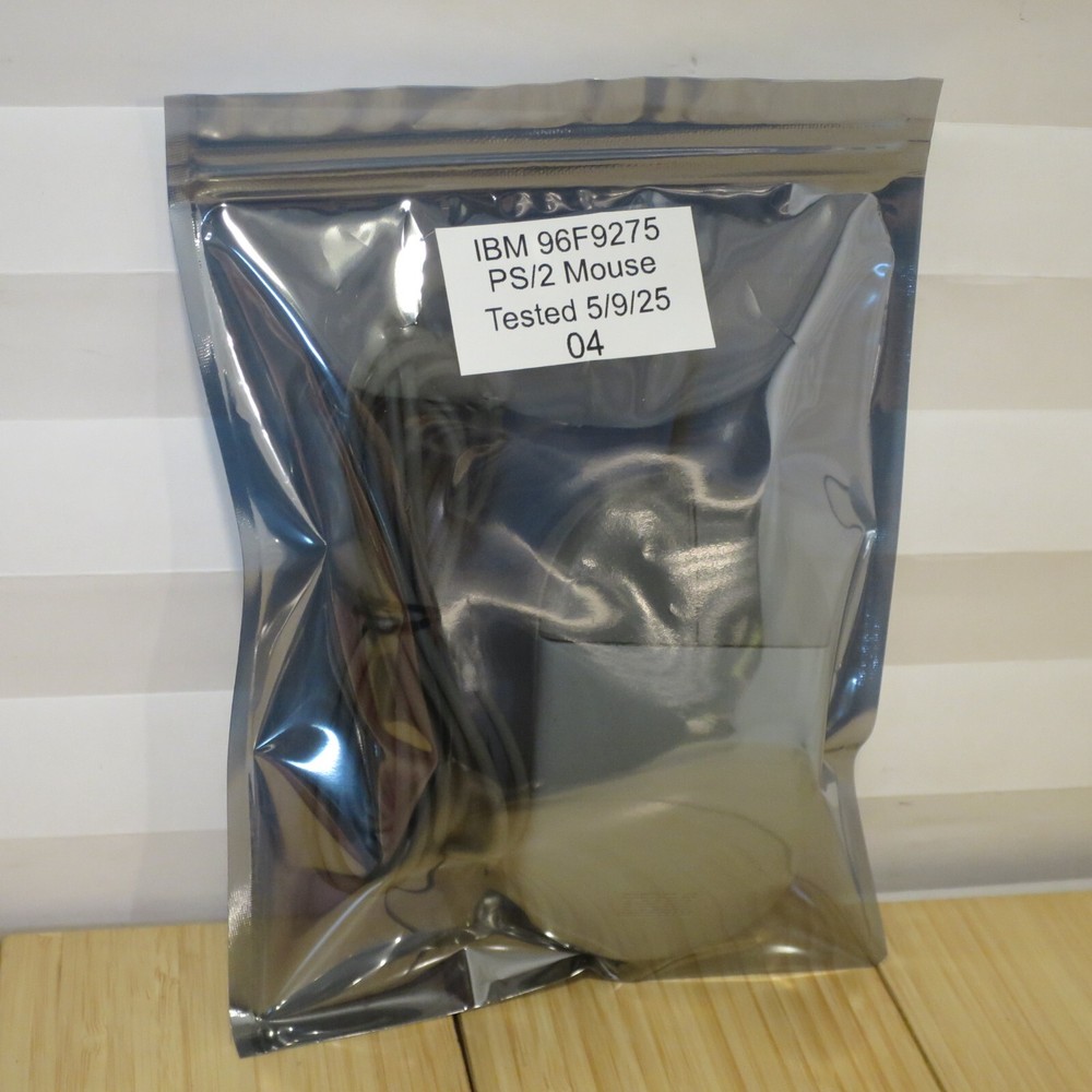 Original IBM Tank Mouse 96F9275 Wired 2 Button - Tested 04