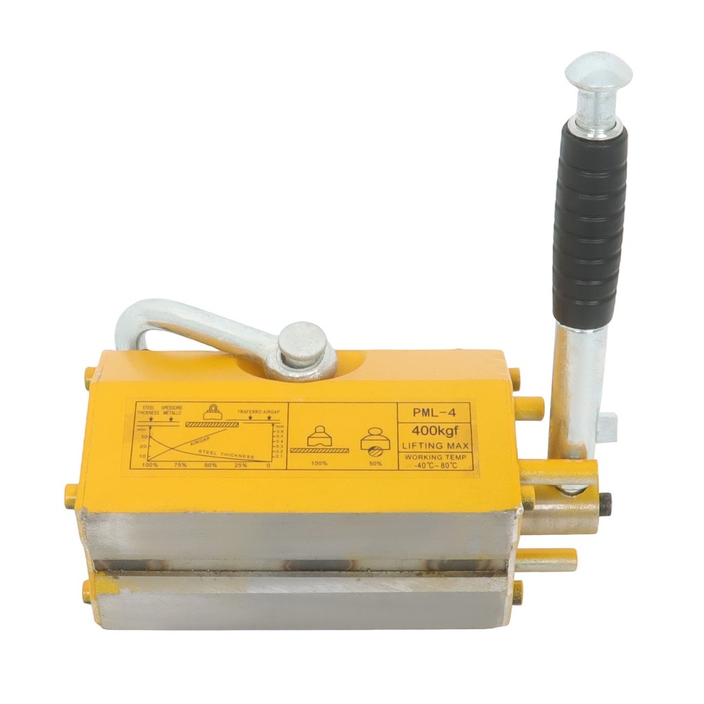 880LBS Pulling & Lifting Capacity Permanent Magnetic Lifter 2.5 Safety Factor