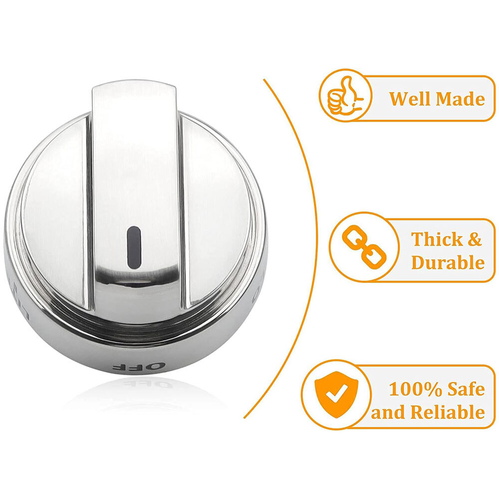 5 Pack LG & Kenmore Compatible Stove Knobs AEZ73453509 Burner Control Knobs