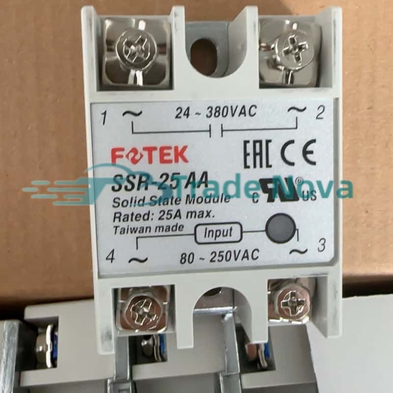 1PCS NEW Fotek SSR-25AA Solid State Relay Fast Delivery