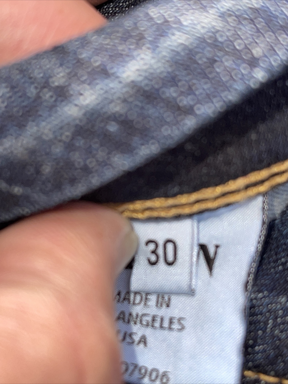 Hudson Jeans Women's Size 30 Denim Dark Blue Skinny Pants Double Fly Button