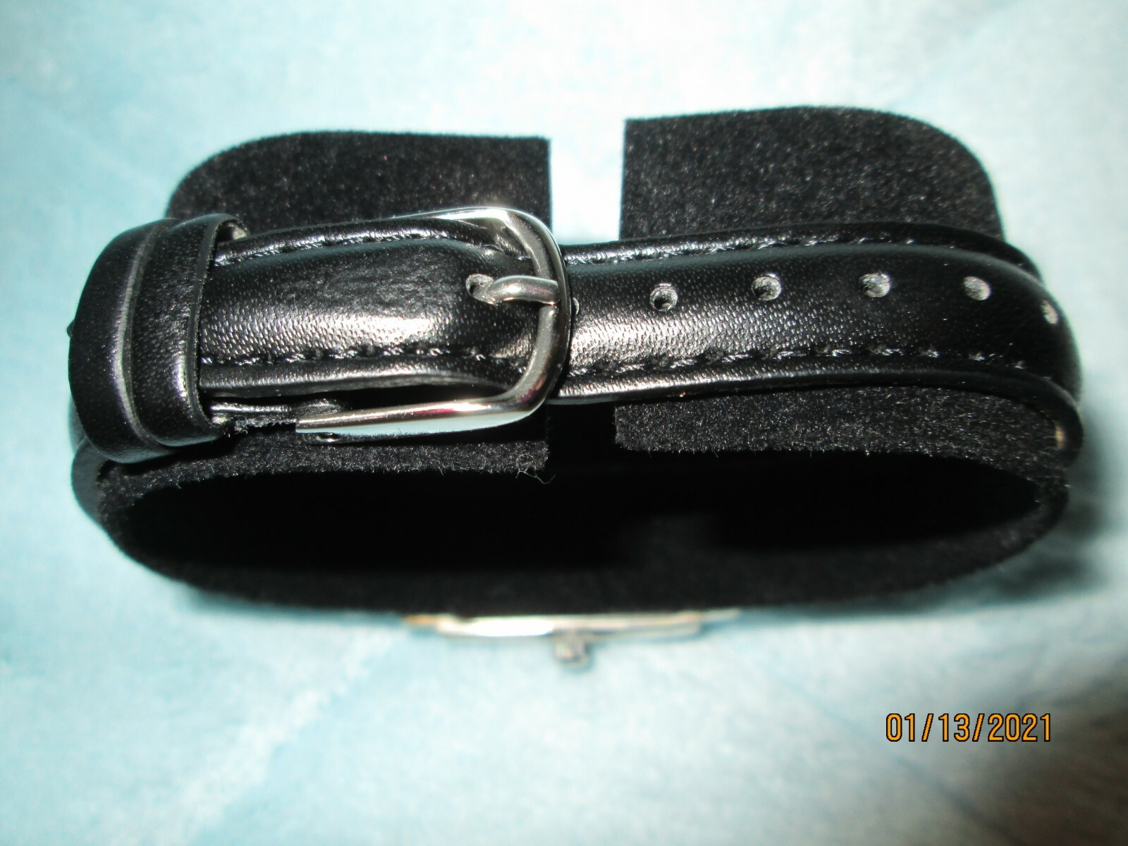 Watch Trump Marina V.I.P. Watch NIB by TFX/Bulova Genuine Black Leather Band