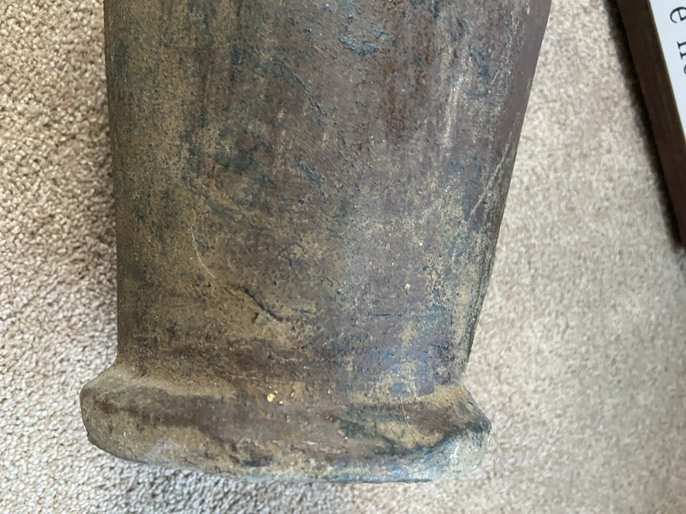 Antique Primitive Tall Ceramic Pottery Jug!