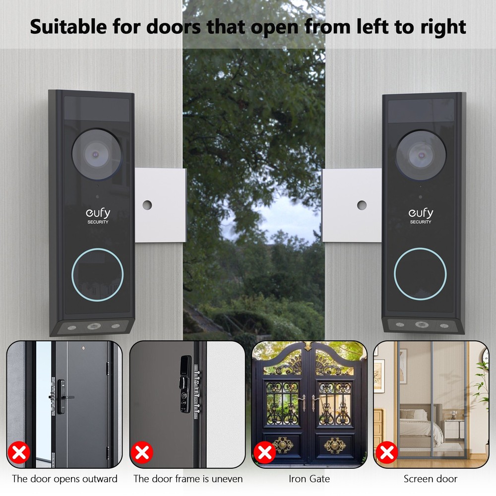 Doorbell security bracket For eufy Doorbell E340