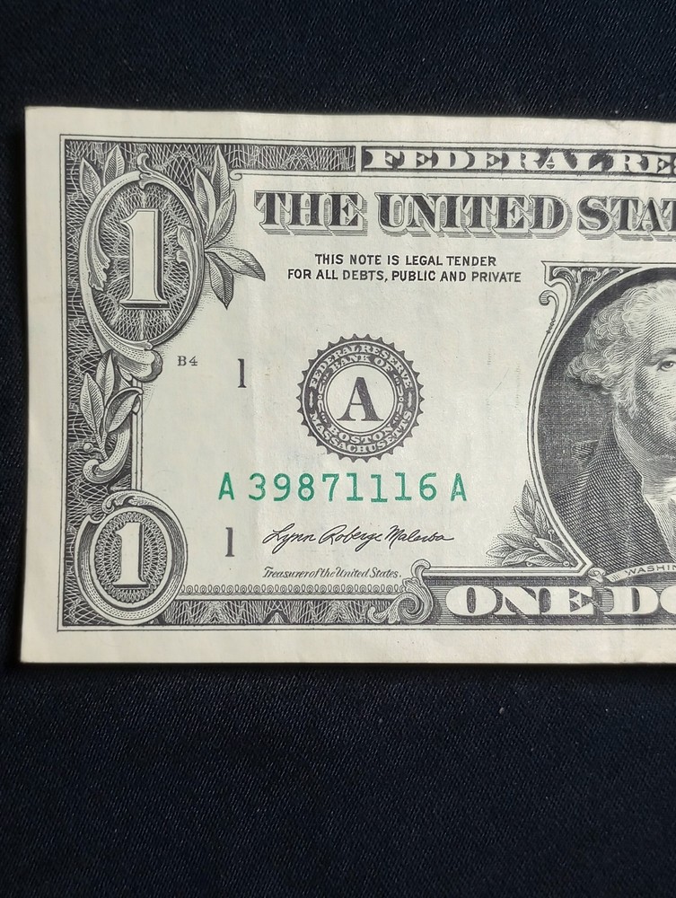2021 $1 Note Double Gas Pump Error.         #518