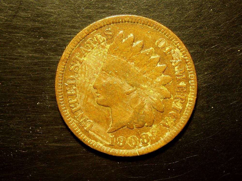 1908 INDIAN HEAD CENT #2