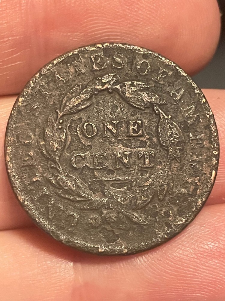 1832 Matron Head Large Cent Penny- VG Details, Medium Letters