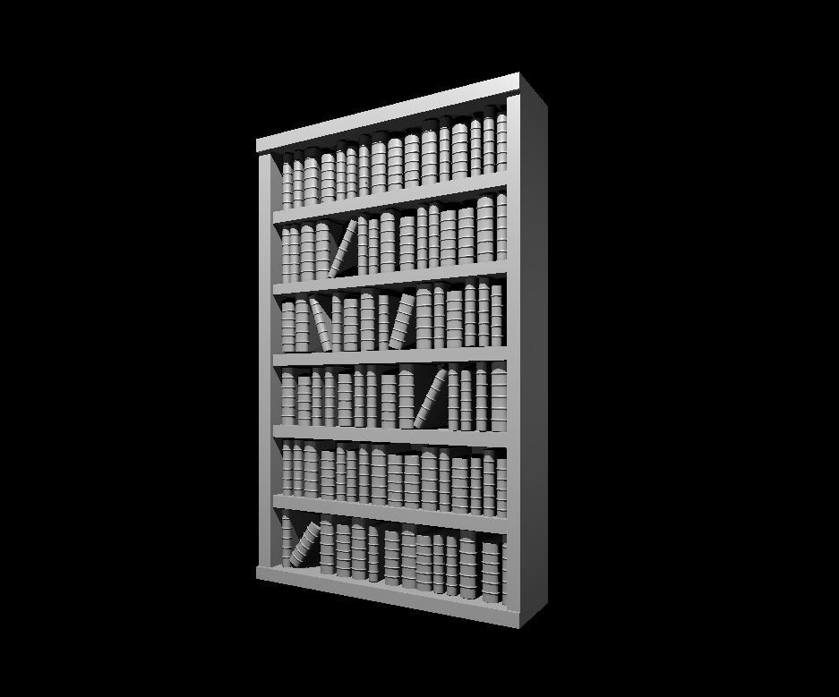 Bookshelf Mimic Monster Manual 28mm Scale DND D&D Tabletop Miniature