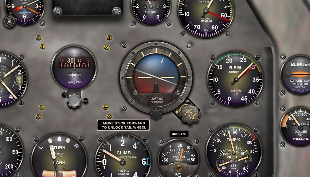 P51 MUSTANG COCKPIT instrument panel CDkit