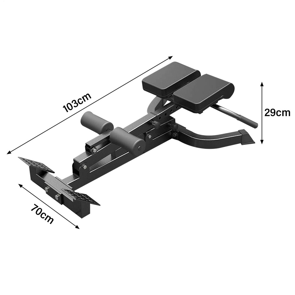 Roman Chair Back Hyperextension Bench Machine Adjustable Back Exercise Strength