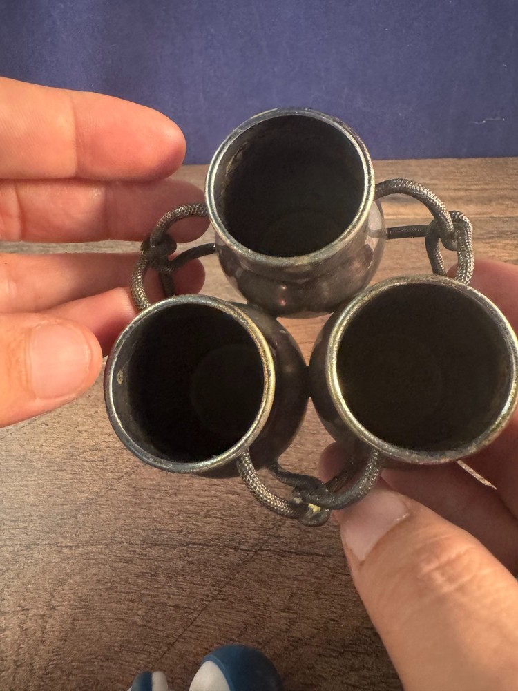 vintage Andover Hall silver plate EPNC 620 Triple Plate Bud Vase