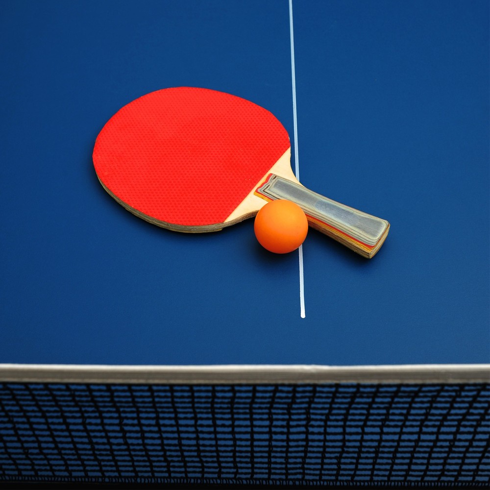 Table Tennis Net Replacement Ping Pong Net String Tension PE, Black Blue 2pcs
