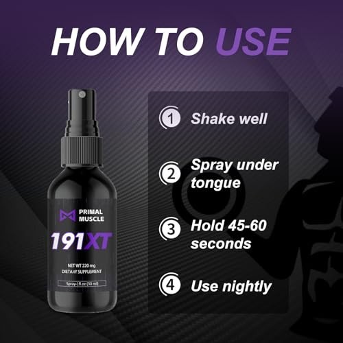 Primal Muscle 191Xt Recovery Spray | 191Xt Primal Muscle Spray, a Plant-Based an
