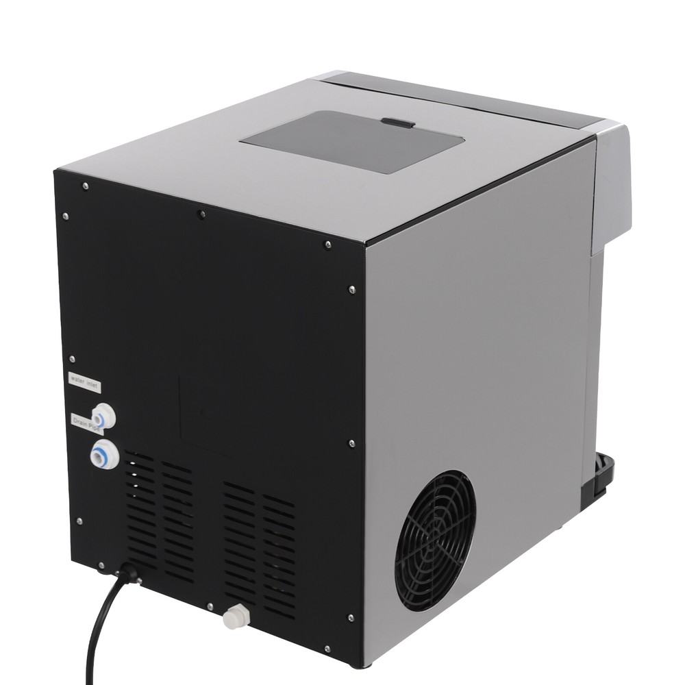 2in1 Self Dispensing Countertop Nugget Ice Maker Cold Water Making Machine