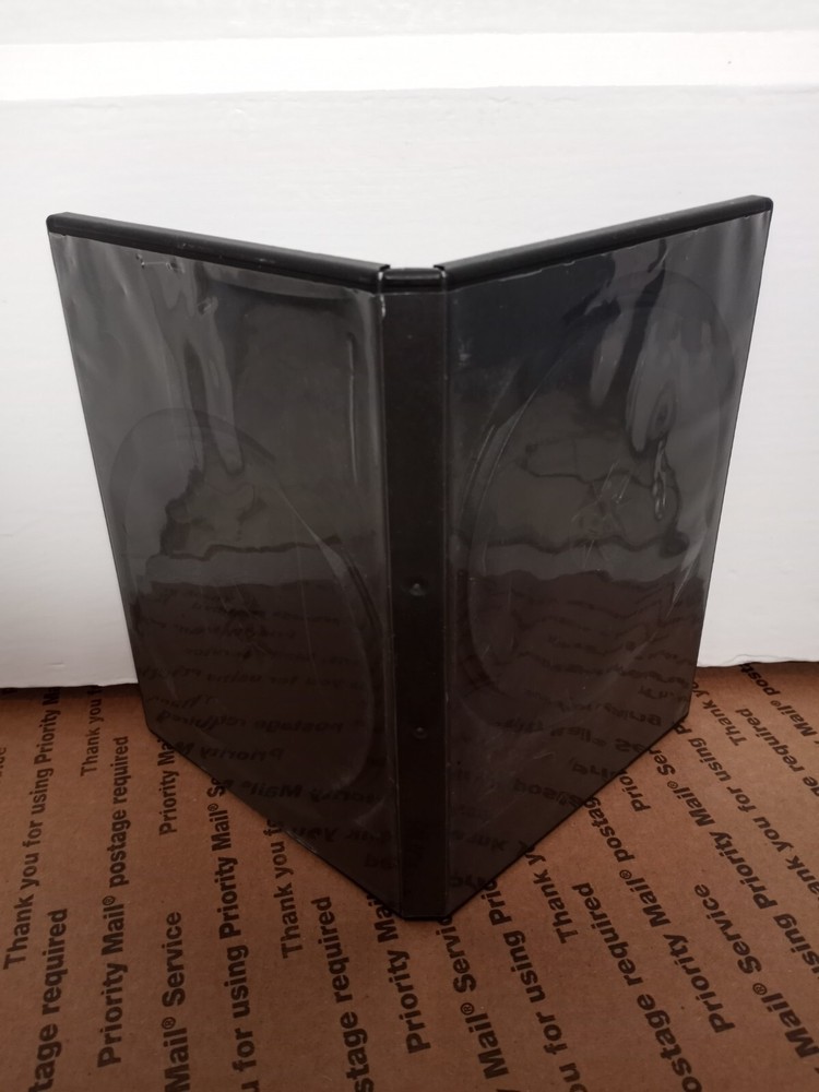 3 Empty DVD Cases - Replacement for Single or Double mixed new or used