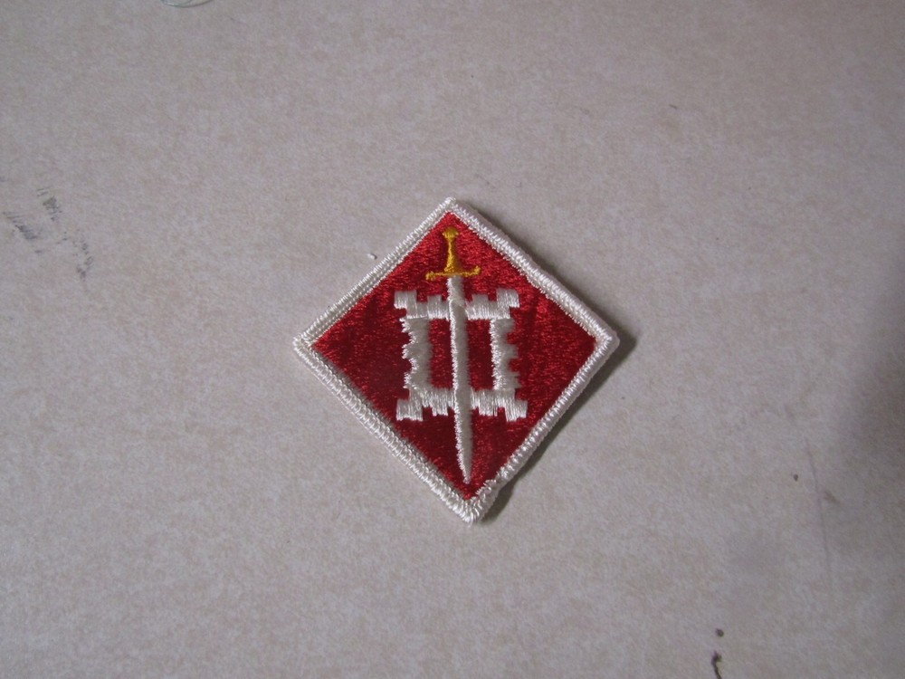 MILITARY PATCH SEW ON COLORED US ARMY 18TH ENGINEER BRIGADE