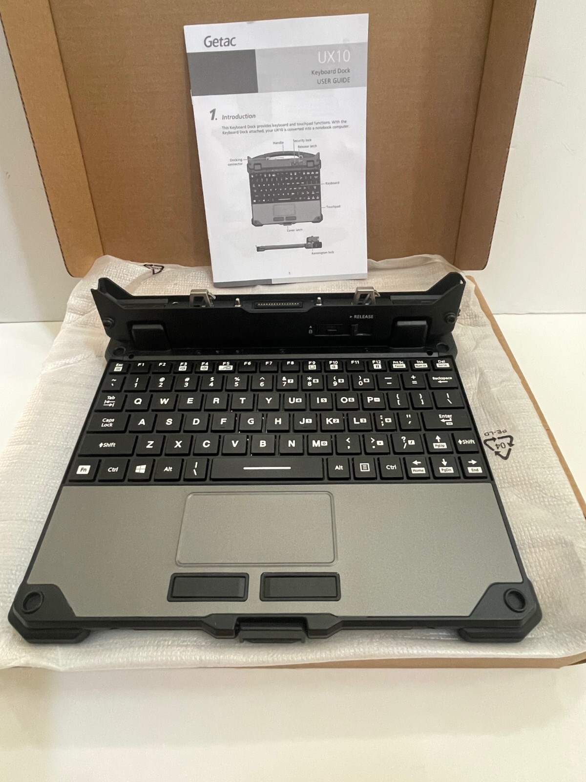Getac UX10 Detachable US Keyboard TF1-FRU KBD ASSY, US, BACKLIT NEW