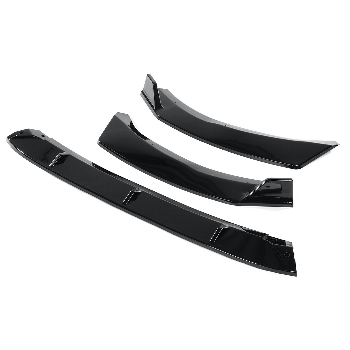 Gloss Blk Front Bumper Lip Splitter Chin Spoiler For KIA K5 GT GT-line 2025+